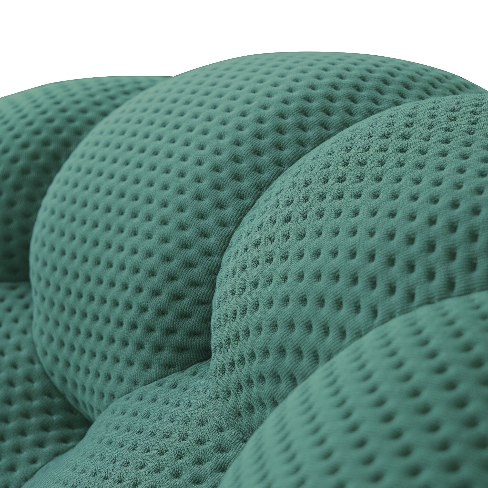 Canapé à bulles moderne 98,43 pouces en forme de nid d'abeille 3D