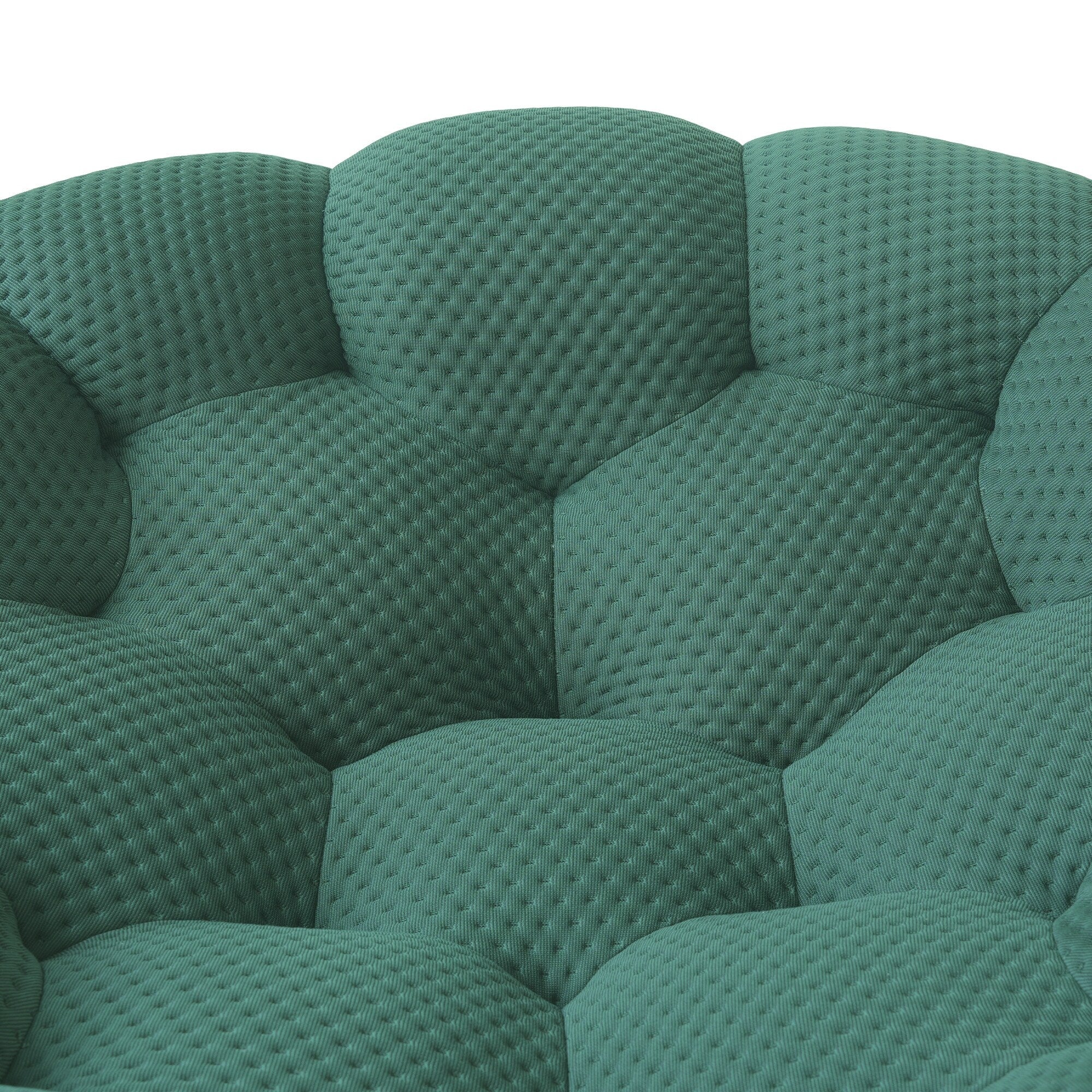 Canapé à bulles moderne 98,43 pouces en forme de nid d'abeille 3D