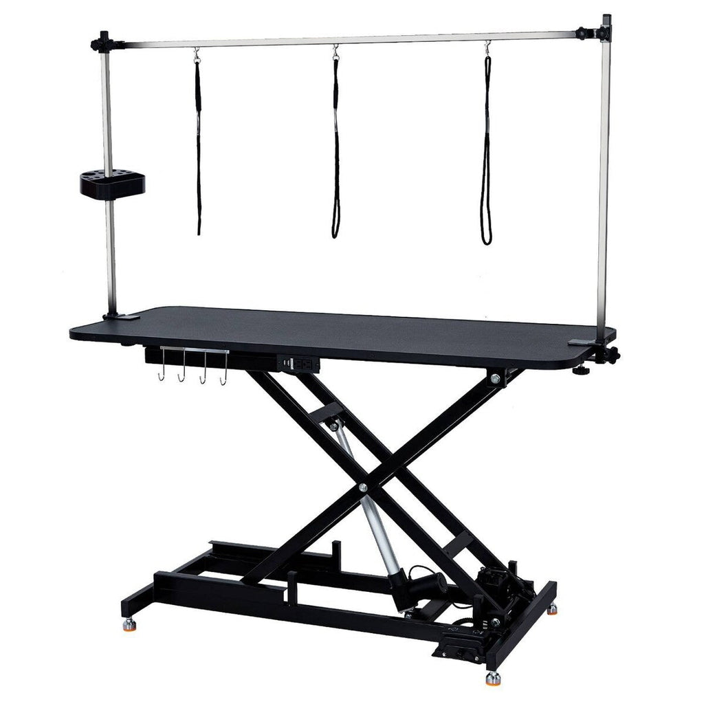 Table de toilettage hydraulique pour chiens à hauteur réglable (60 pouces)