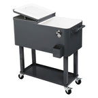 Refroidisseur à vaporisateur en fer 80QT avec étagère