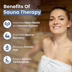 Sauna d'intérieur sec et humide en bois ALEKO pour 5 à 6 personnes avec chauffage électrique - 75 x 75 x 83 pouces