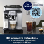 Machine à expresso automatique avec mousseur automatique et moulin intégré, ECAM29084SB