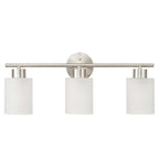 Bellevue Lydia 3 lumières 23 large lampe de salle de bain avec verre givré