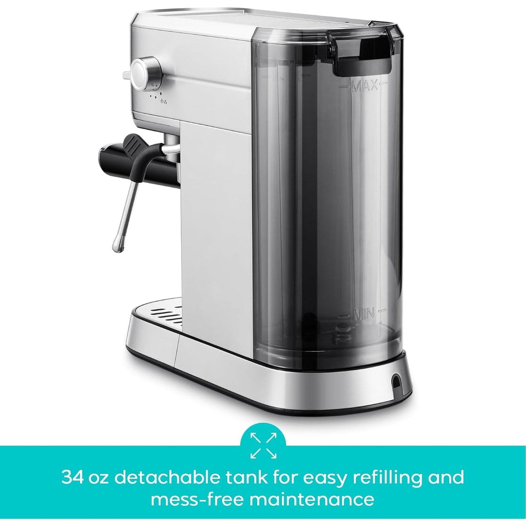 Machine à expresso CASABREWS CM5418 20 bars avec buse vapeur pour mousse de lait