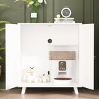Bac à litière pour chat, maison pour chat, table d'appoint, porte, armoire, bibliothèque