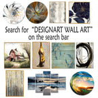 Lot de 3 œuvres d'art murales abstraites encadrées Designart orange et blanc, abstraction organique, pour décoration de salon