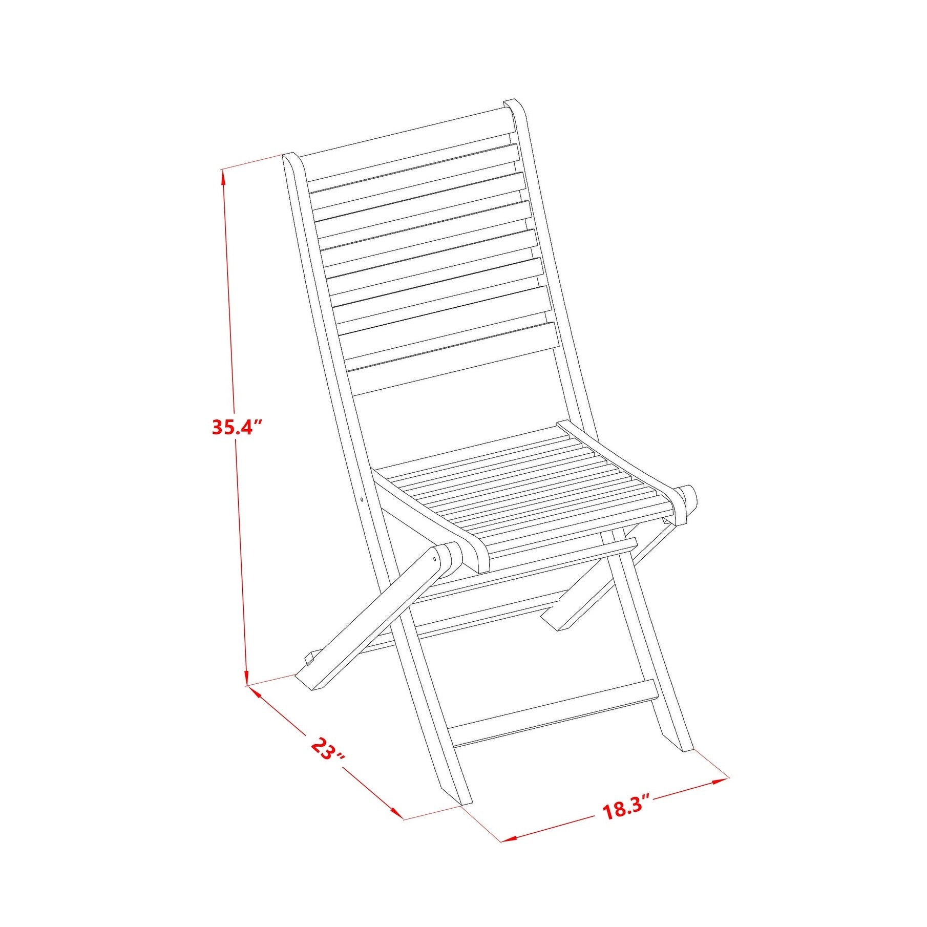 L'ensemble de bistrot de conversation d'extérieur East West Furniture comprend une table basse ronde en bois et 2 chaises pliantes, huile naturelle
