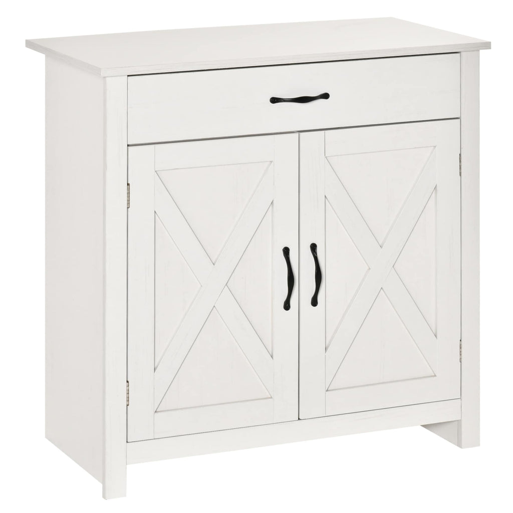 Buffet style grange HOMCOM 32, meuble de rangement buffet, bar à café pour salon ou entrée