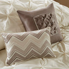 Madison Park Essentials Loretta Ensemble de 24 pièces avec rideaux et draps
