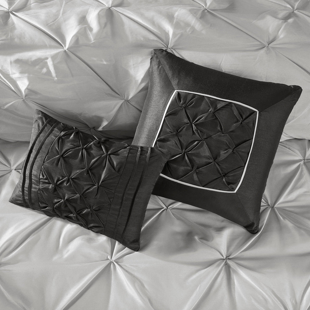 Madison Park Essentials Loretta Ensemble de 24 pièces avec rideaux et draps