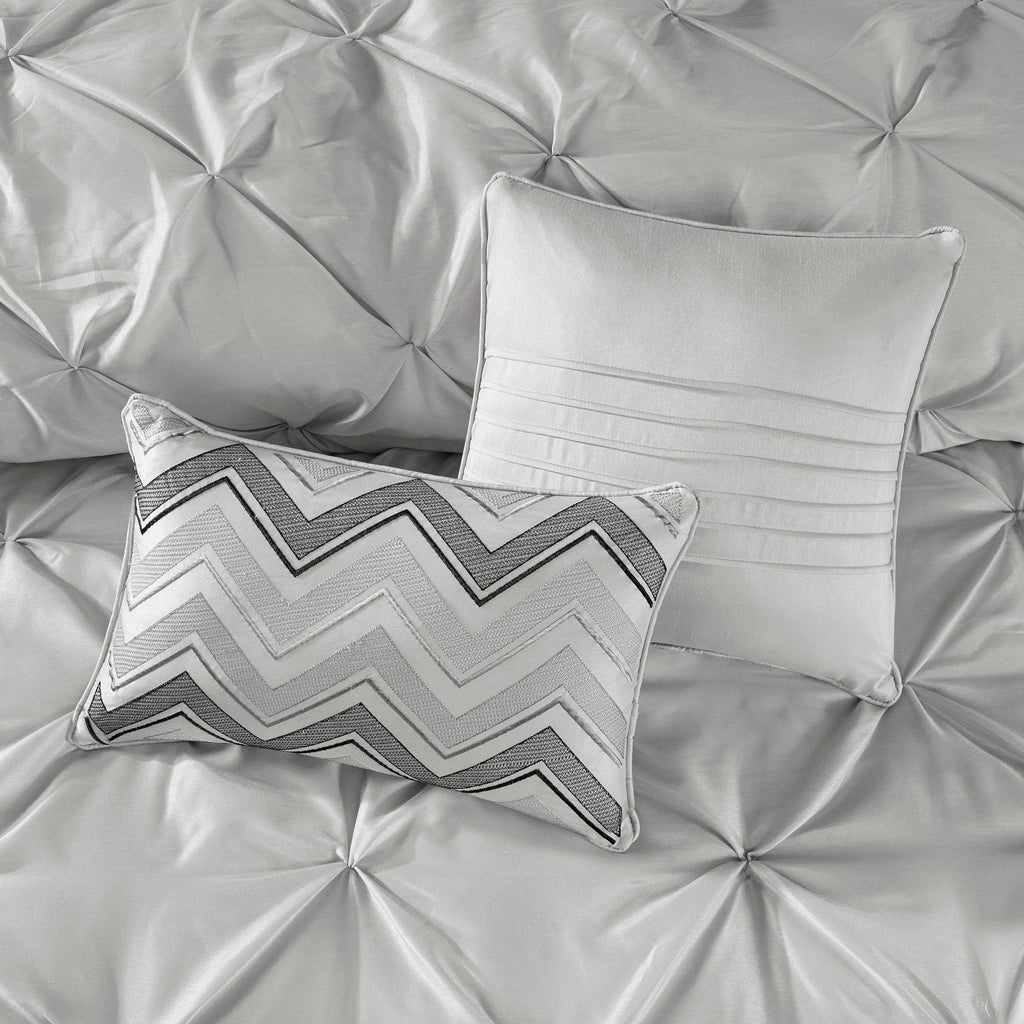 Madison Park Essentials Loretta Ensemble de 24 pièces avec rideaux et draps