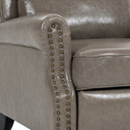 Fauteuils inclinables manuels avec garniture cloutée