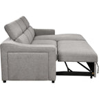 Canapé d'angle convertible Roomfitters 103 avec méridienne de rangement, appuie-têtes réglables et canapé-lit en L