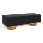 Banc de rangement SAFAVIEH Couture Sunneva Boucle - 61 po L x 20 po P x 19 po H - 61 L x 20 P x 19 H