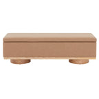 Banc de rangement SAFAVIEH Couture Sunneva Boucle - 61 po L x 20 po P x 19 po H - 61 L x 20 P x 19 H
