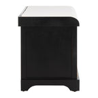 Banc de rangement tressé marron Euphemia de SAFAVIEH - 33,5 x 16,1 x 19,9 - 34 L x 16 P x 20 H