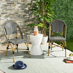 Chaise de salle à manger empilable SAFAVIEH Marolyn (lot de 2) - 18 L x 22 P x 35 H