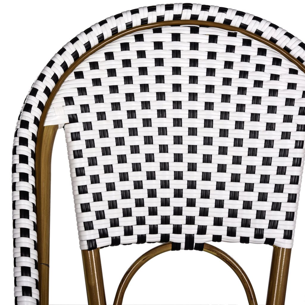 Chaise de salle à manger empilable SAFAVIEH Marolyn (lot de 2) - 18 L x 22 P x 35 H