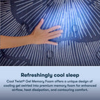 Matelas Serta Perfect Sleeper Oasis Sleep 14,5 à plateau-coussin moyen