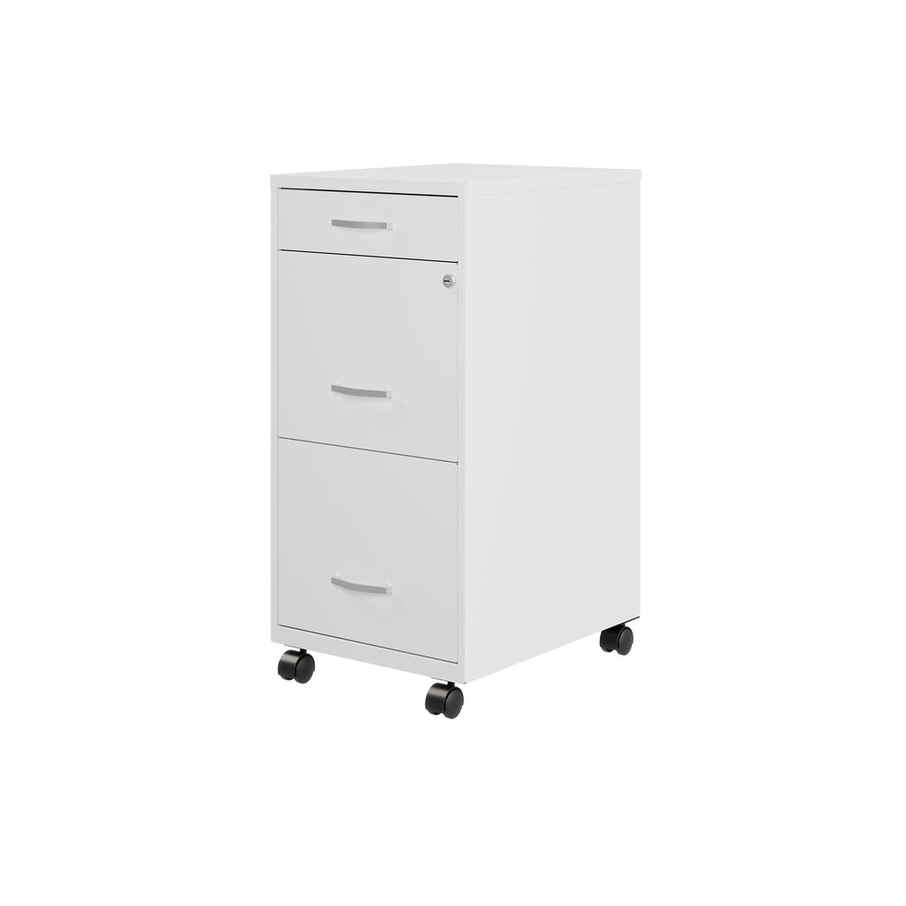 Classeur métallique Space Solutions 18 pouces de profondeur à 3 tiroirs