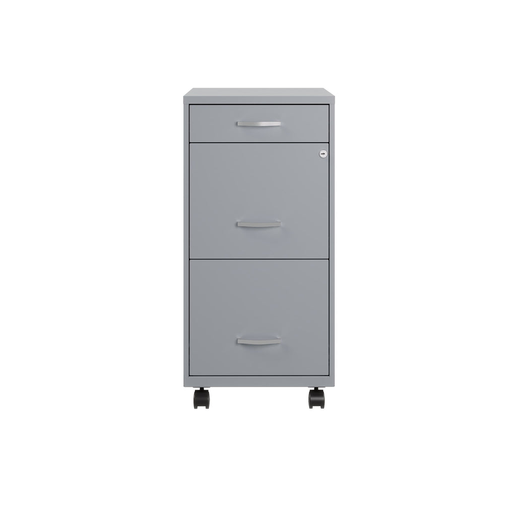 Classeur métallique Space Solutions 18 pouces de profondeur à 3 tiroirs