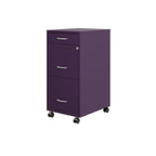 Classeur métallique Space Solutions 18 pouces de profondeur à 3 tiroirs