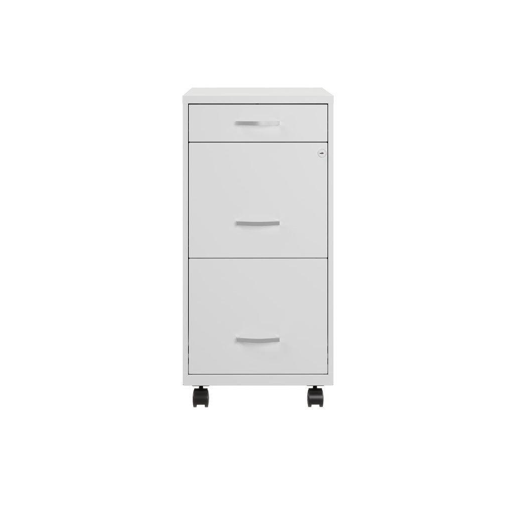 Classeur métallique Space Solutions 18 pouces de profondeur à 3 tiroirs