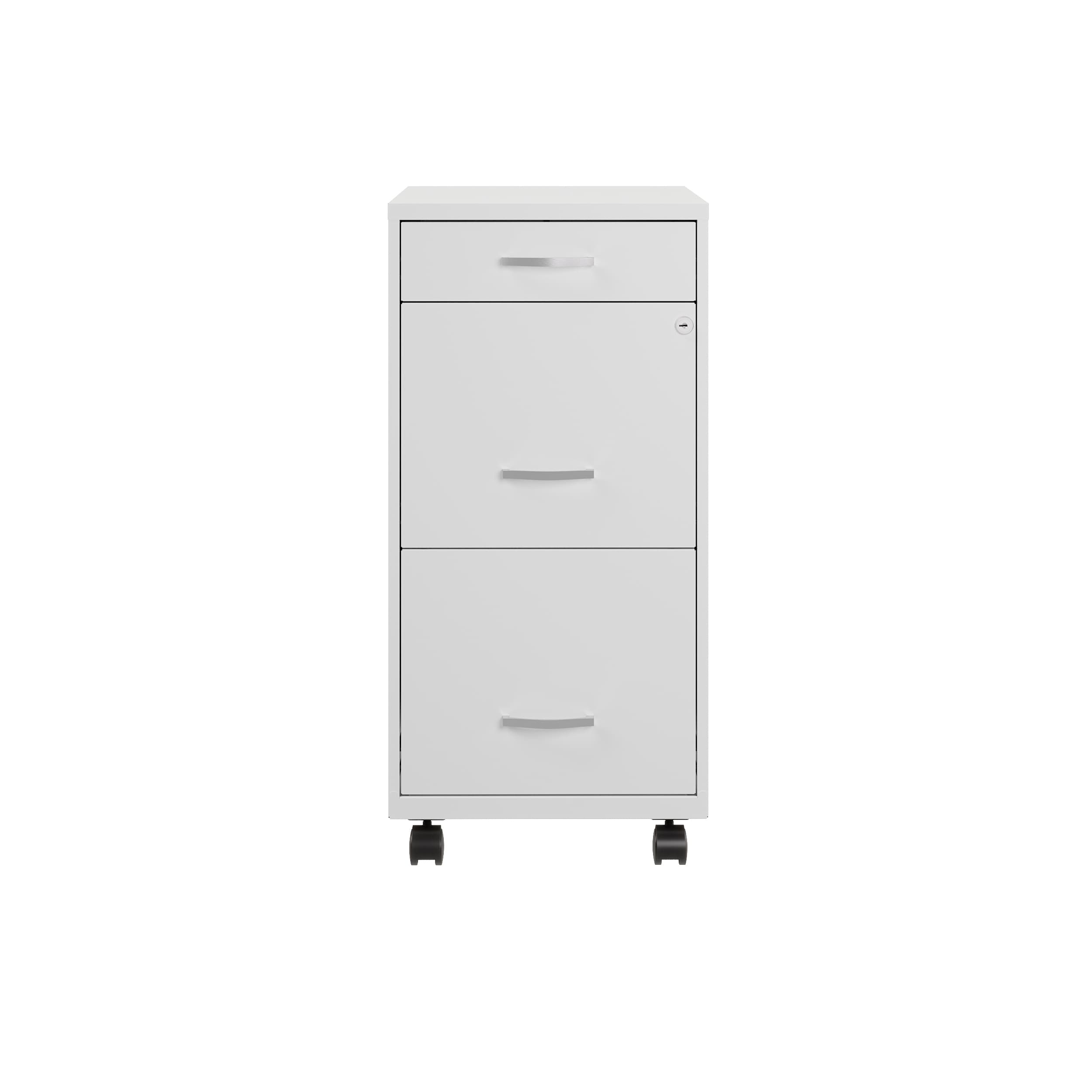 Classeur métallique Space Solutions 18 pouces de profondeur à 3 tiroirs