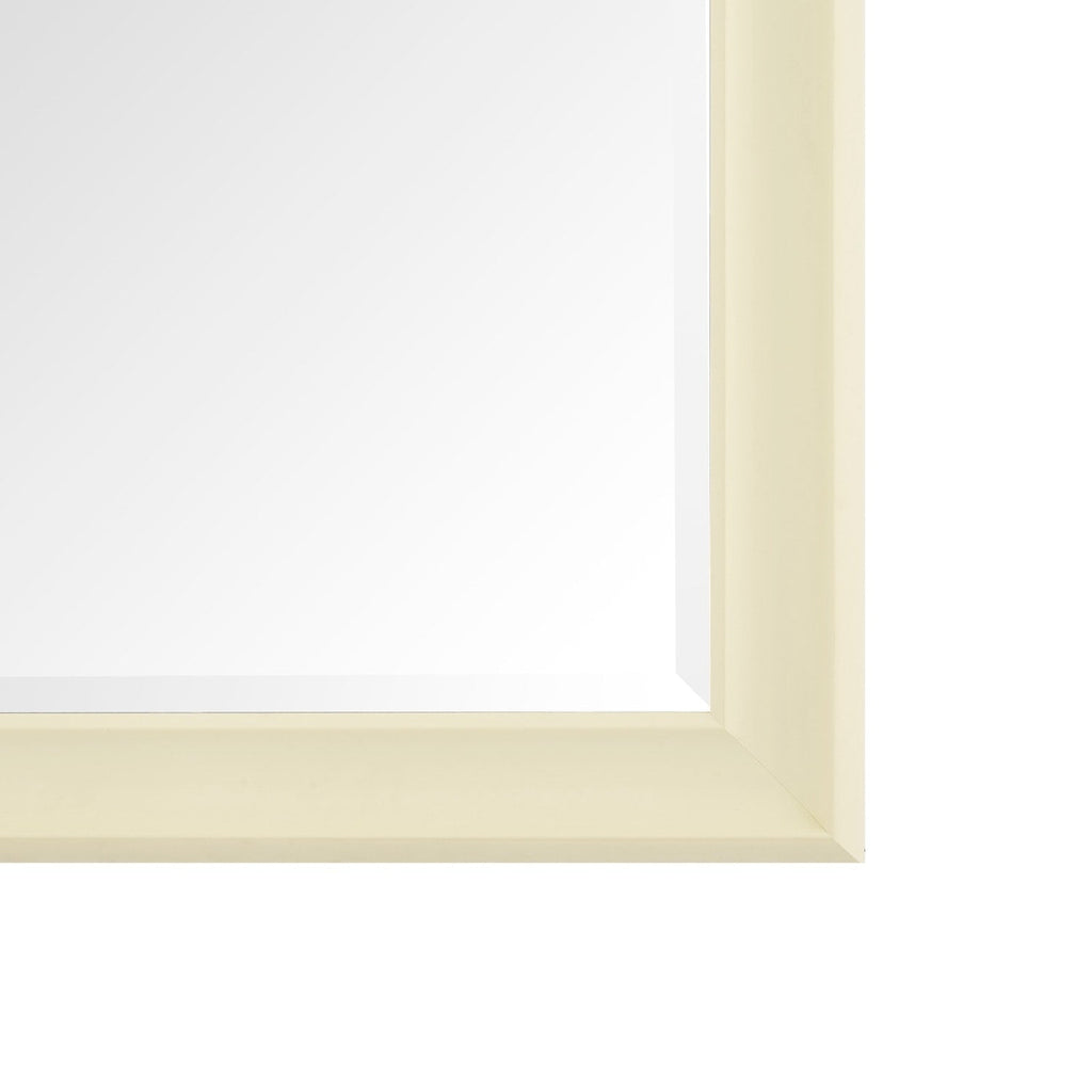 Grand miroir sur toute la surface, miroir surdimensionné, cadre en imitation bois lisse, miroir rectangulaire à suspendre au mur