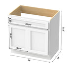 Meuble-lavabo simple de 36 pouces de Vanity Art