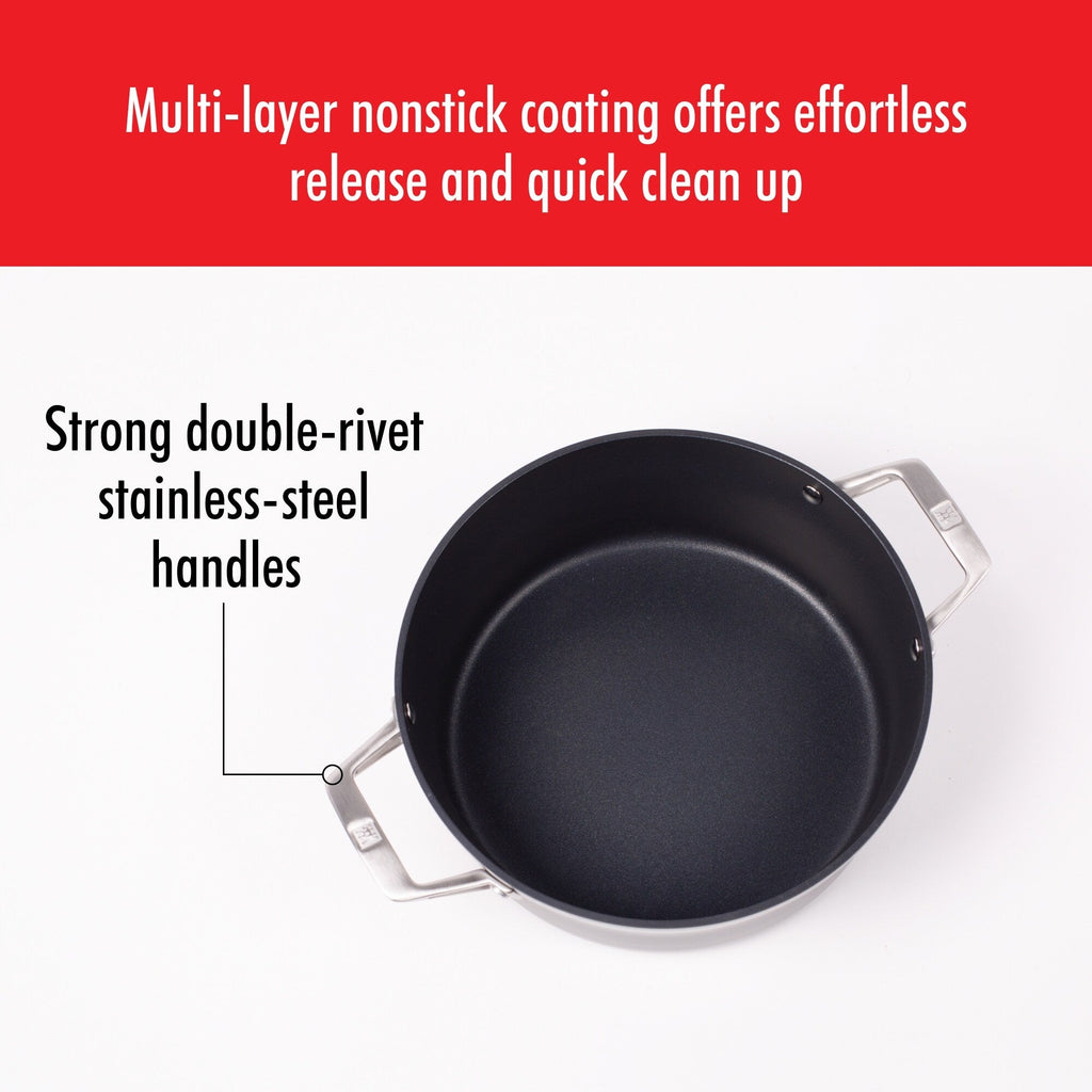 Cocotte antiadhésive en aluminium anodisé dur ZWILLING Motion